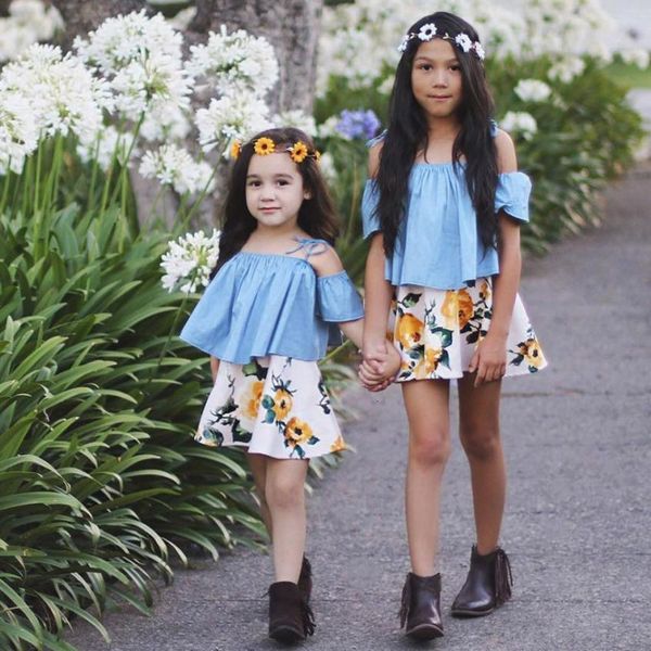 summer toddler baby girls strap off shoulder floral skirt outfits clothes set fashionable new arrival august 9, White
summer toddler baby girls strap off shoulder floral skirt outfits clothes set fashionable new arrival august 9, White