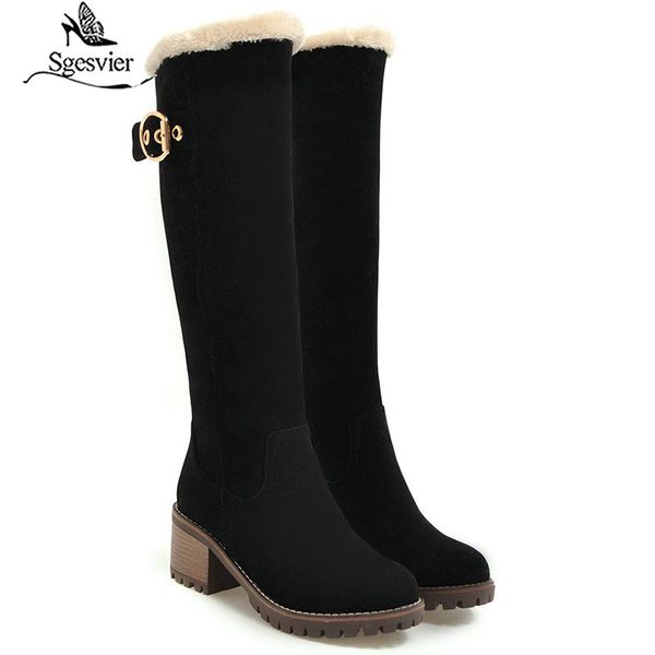 sgesvier women boots female winter shoes woman plush snow boots fashion thick high heels knee high black
sgesvier women boots female winter shoes woman plush snow boots fashion thick high heels knee high black