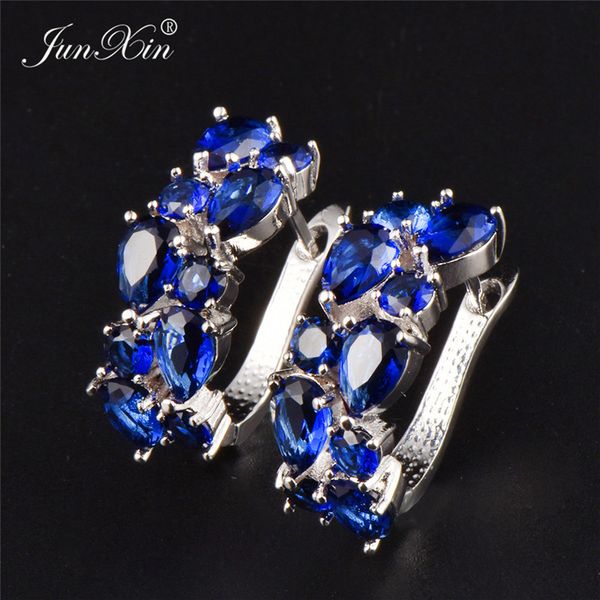 junxin luxury female big hoop earrings white gold filled white/green/blue earrings fashion jewelry wedding for women, Golden;silver
junxin luxury female big hoop earrings white gold filled white/green/blue earrings fashion jewelry wedding for women, Golden;silver