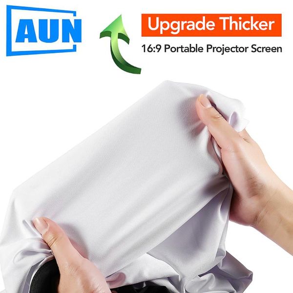 projection screens aun 16:9 projector screen, 100/120/133 inch, upgrade thicker foldable portable white cloth material for 1080p 4k home the
projection screens aun 16:9 projector screen, 100/120/133 inch, upgrade thicker foldable portable white cloth material for 1080p 4k home the