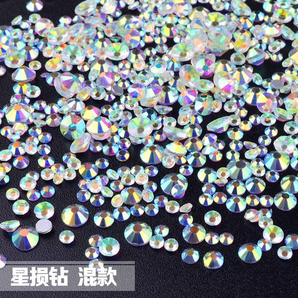 nail art decorations ornament starry diamond flat-bottomed ab colorful transparent glass super rhinestones mermaid sequin, Silver;gold
nail art decorations ornament starry diamond flat-bottomed ab colorful transparent glass super rhinestones mermaid sequin, Silver;gold