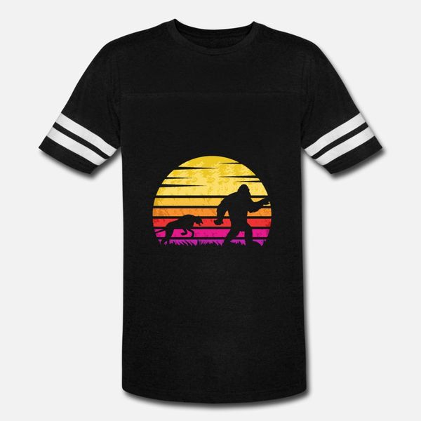 bigfoot retro sunset walking with dog t shirt men custom cotton size s-3xl homme graphic breathable summer leisure shirt
bigfoot retro sunset walking with dog t shirt men custom cotton size s-3xl homme graphic breathable summer leisure shirt
