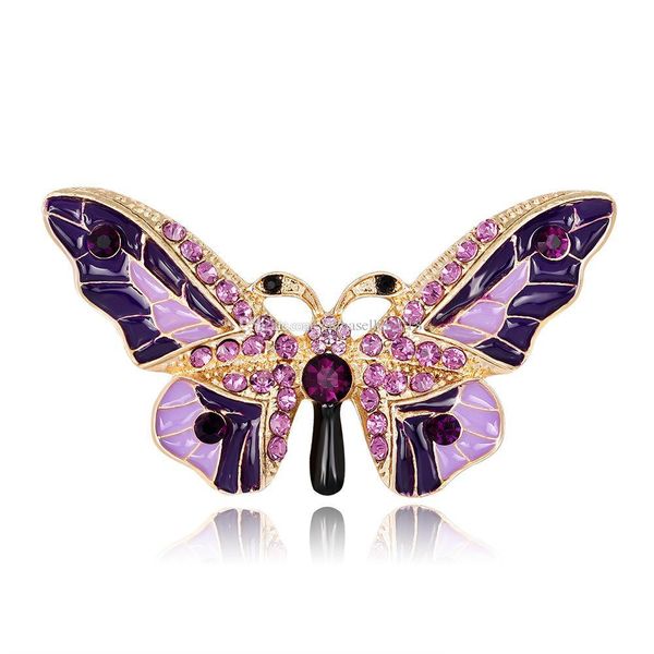 2 colors butterfly pin brooch designer brooches badge metal enamel pin broche women luxury jewelry wedding party decoration, Gray
2 colors butterfly pin brooch designer brooches badge metal enamel pin broche women luxury jewelry wedding party decoration, Gray