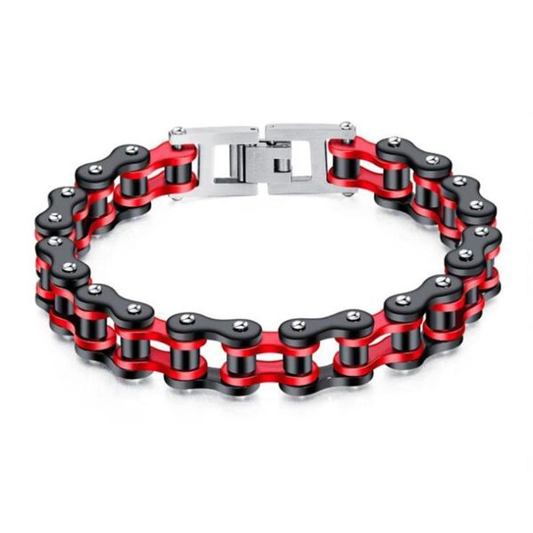 bangle men stainless steel motorcycle chain bracelet fashion geometry bicycle jewelry accessories, Black
bangle men stainless steel motorcycle chain bracelet fashion geometry bicycle jewelry accessories, Black