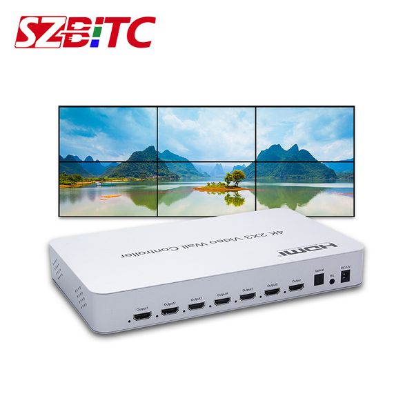 4k 2x3 video wall controller 1 in 6 out hdmi channel audio video processor tv splicing box with rs232 remote control for monitor
4k 2x3 video wall controller 1 in 6 out hdmi channel audio video processor tv splicing box with rs232 remote control for monitor