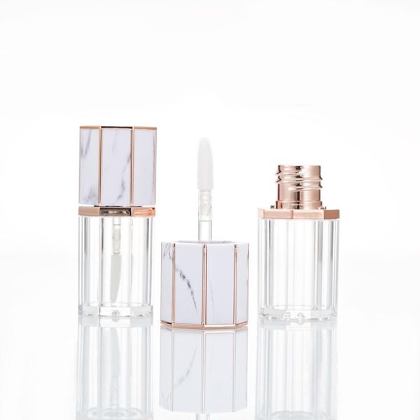 5ml octagonal marble lip glaze tube empty bottle, lipstick empty tube 
5ml octagonal marble lip glaze tube empty bottle, lipstick empty tube