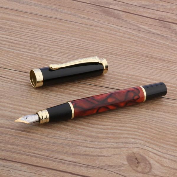 fountain pens jinhao 500 metal dark red ice medium m nib pen 
fountain pens jinhao 500 metal dark red ice medium m nib pen