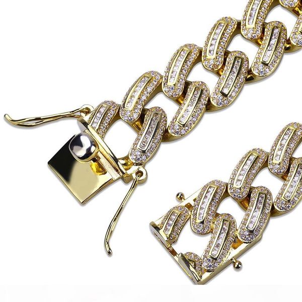 iced out man bracelet hip hop gold chain for man jewelry new mens bracelets stainless steel high grade 18mm white zircon jewelry wholesale, Black
iced out man bracelet hip hop gold chain for man jewelry new mens bracelets stainless steel high grade 18mm white zircon jewelry wholesale, Black