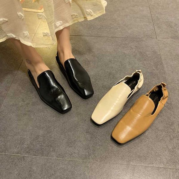 slhjc retro england style shoes women flat heel leather loafers elastic mouth cozy fashion autumn lady casual shoes square toe, Black
slhjc retro england style shoes women flat heel leather loafers elastic mouth cozy fashion autumn lady casual shoes square toe, Black