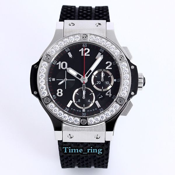 version 301.px.130.rx skeleton dial silver diamond case 4100 multifunctional chronograph movement mens watch rubber strap luxry watches, Slivery;brown
version 301.px.130.rx skeleton dial silver diamond case 4100 multifunctional chronograph movement mens watch rubber strap luxry watches, Slivery;brown