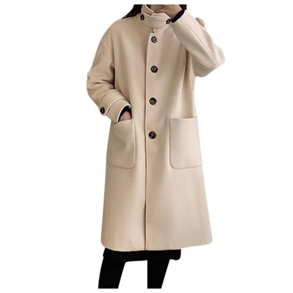 women's wool & blends ostrich the winter fashion in elegant atmosphere relaxed long cloth coat, Black
women's wool & blends ostrich the winter fashion in elegant atmosphere relaxed long cloth coat, Black