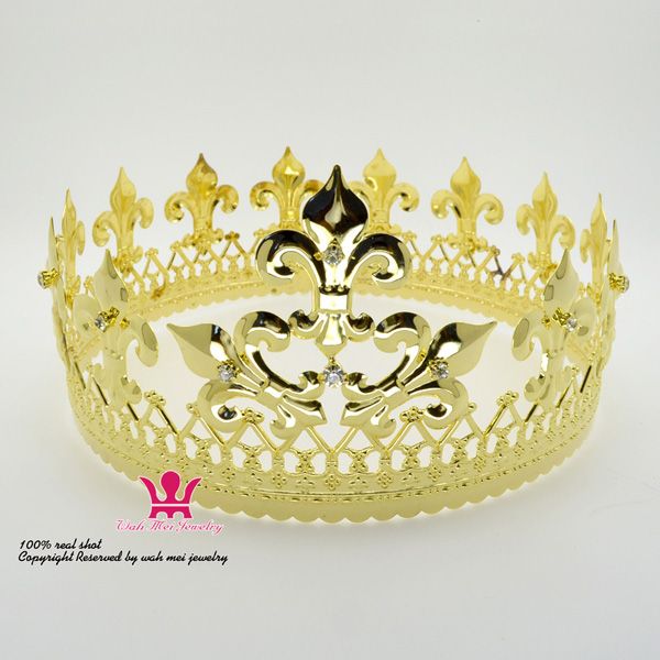 majestic queen king full gold crown men and women royal prince headwear cosplay metal party show prom hair accessories mo076, White;golden
majestic queen king full gold crown men and women royal prince headwear cosplay metal party show prom hair accessories mo076, White;golden