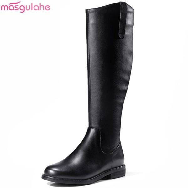 masgulahe fahsion autumn winter women shoes black square heel round toe genuine leather+pu ladies boots low knee high boots
masgulahe fahsion autumn winter women shoes black square heel round toe genuine leather+pu ladies boots low knee high boots