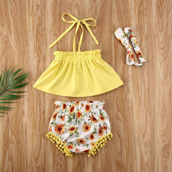 excelent summer fashion toddler girls clothes solid suspender floral print tassel shorts hairband outfits 2020, White
excelent summer fashion toddler girls clothes solid suspender floral print tassel shorts hairband outfits 2020, White