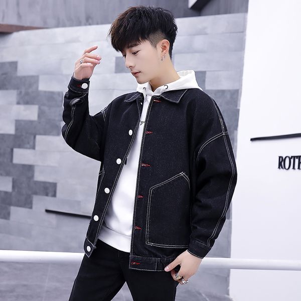 мода harajuku джинсы куртка мужчины streetwear верхняя одежда пальто корейский стиль одежды мужской высокое качество джинсовой куртки бомбар, Black;brown
мода harajuku джинсы куртка мужчины streetwear верхняя одежда пальто корейский стиль одежды мужской высокое качество джинсовой куртки бомбар, Black;brown