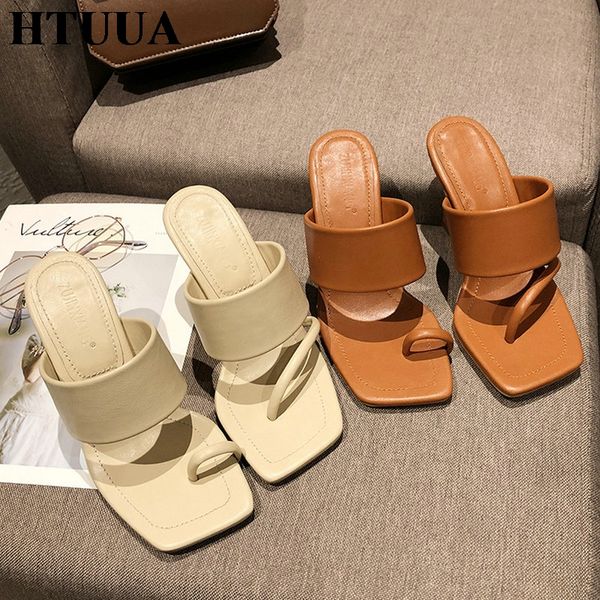 htuua 2020 summer sandals women fashion square toe high heel slippers ladies split toe slides casual outdoor dress shoes sx3927, Black
htuua 2020 summer sandals women fashion square toe high heel slippers ladies split toe slides casual outdoor dress shoes sx3927, Black