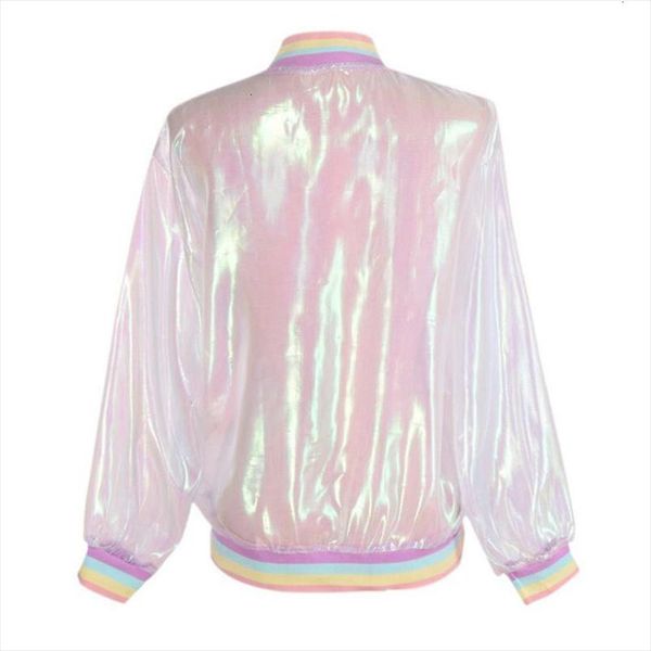 women jacket sunscreen laser rainbow symphony hologram light girl coat iridescent transparent bomber jacket sunproof drop shipping, Black;brown
women jacket sunscreen laser rainbow symphony hologram light girl coat iridescent transparent bomber jacket sunproof drop shipping, Black;brown