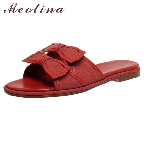 meotina women slippers bow flat shoes round toe flat slides female summer leisure sandals ladies wine red large size 40 2020 new, Black
meotina women slippers bow flat shoes round toe flat slides female summer leisure sandals ladies wine red large size 40 2020 new, Black