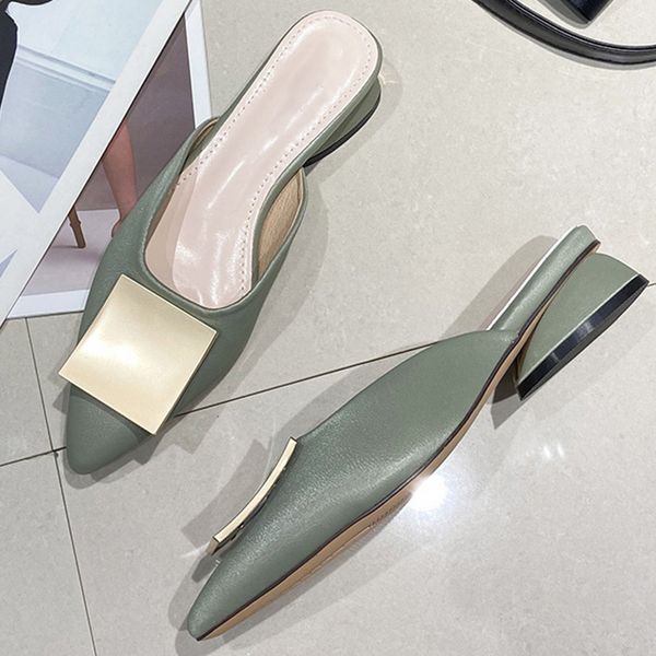 plus big size 2020 women slippers slip on mules square flat heel casual ladies slides shoes pointed dress flip flops females, Black
plus big size 2020 women slippers slip on mules square flat heel casual ladies slides shoes pointed dress flip flops females, Black