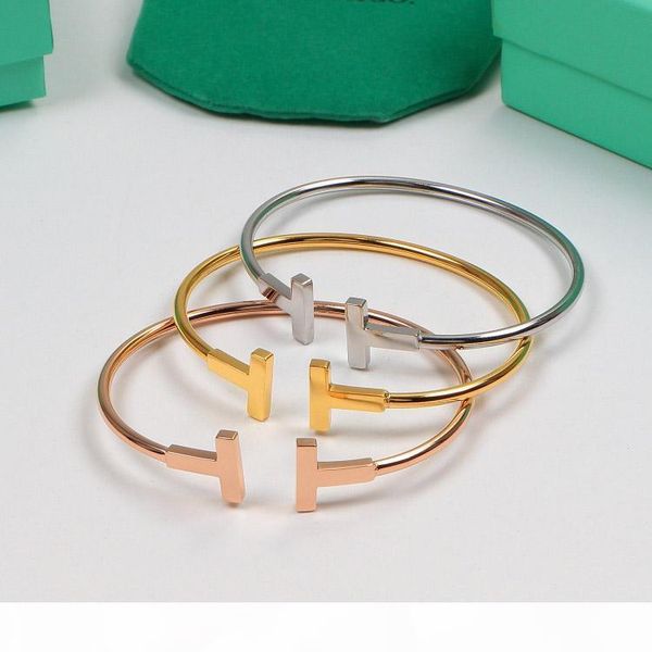 2020 tt luxury designer bracelet stainless steel gold adjustable open cuff women bracelets trendy simple bangles channel, Black
2020 tt luxury designer bracelet stainless steel gold adjustable open cuff women bracelets trendy simple bangles channel, Black