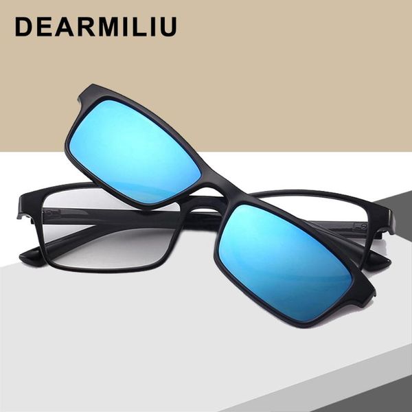 dearmiliu 2020 new colorful fashion trend sunglasses for men and women clip lens lightweight rectangular frame tr90, White;black
dearmiliu 2020 new colorful fashion trend sunglasses for men and women clip lens lightweight rectangular frame tr90, White;black