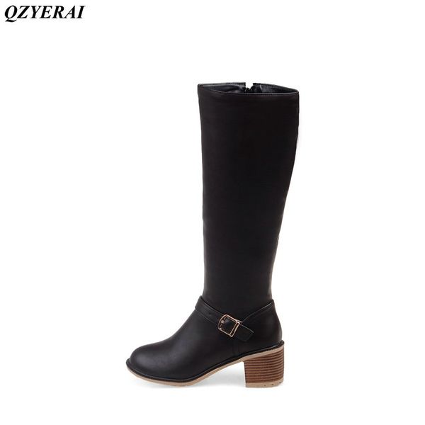 qzyerai new arrival autumn/winter spring rough heel ladys boots fashion womens boots womens shoes, Black 
qzyerai new arrival autumn/winter spring rough heel ladys boots fashion womens boots womens shoes, Black