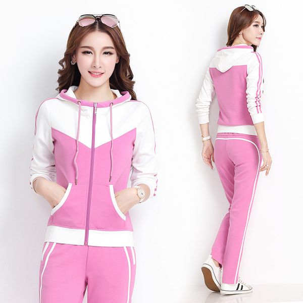 весна женщины спортивная sweatsuits zip up куртка с капюшоном толстовка + брюки jogger вскользь running тренировки outfit set спортивный кос, Black;white
весна женщины спортивная sweatsuits zip up куртка с капюшоном толстовка + брюки jogger вскользь running тренировки outfit set спортивный кос, Black;white