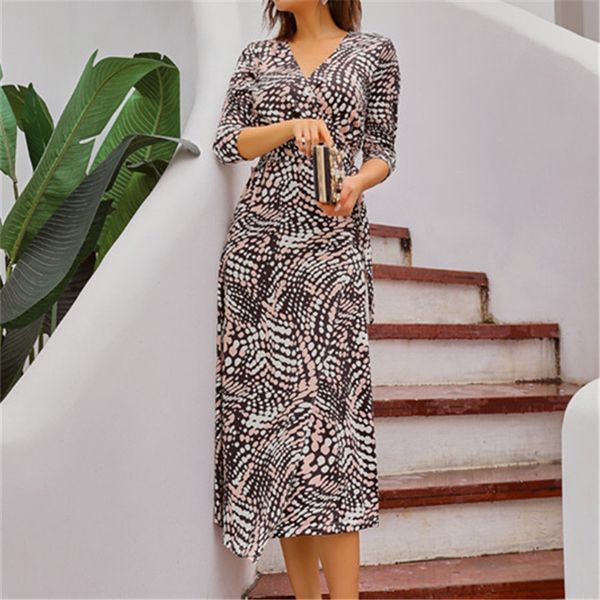 women dot print korea fashion slim new office mujer high street v neck high waist autumn party 2020 dress beach vestidos, Black;gray
women dot print korea fashion slim new office mujer high street v neck high waist autumn party 2020 dress beach vestidos, Black;gray