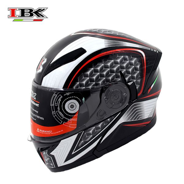 ibk full face racing helmet motorbike electric bicycle men/women anti-uv flip-up double lens with sun visor ibk-965
ibk full face racing helmet motorbike electric bicycle men/women anti-uv flip-up double lens with sun visor ibk-965