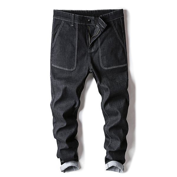 men black harlan jeans hip hop style high waist denim jeans new male slim balck men elastic slim trousers denim, Blue
men black harlan jeans hip hop style high waist denim jeans new male slim balck men elastic slim trousers denim, Blue