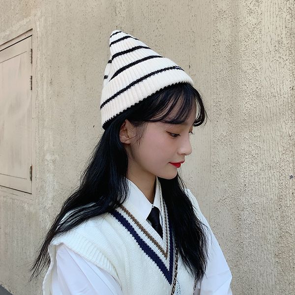sp&city simple striped knitted women hat autumn winter cool warm thick hat hipster korean street all-match casual wool, Blue;gray
sp&city simple striped knitted women hat autumn winter cool warm thick hat hipster korean street all-match casual wool, Blue;gray
