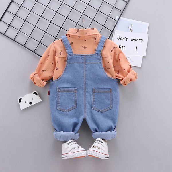 autumn kids baby boys cute long sleeve clothes trousers set cotton soft baby long sleeve + suspender trousers new, White
autumn kids baby boys cute long sleeve clothes trousers set cotton soft baby long sleeve + suspender trousers new, White