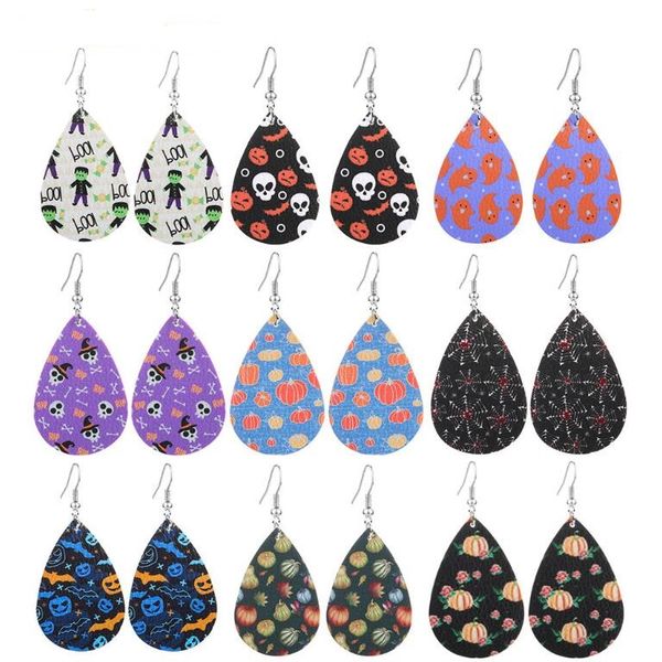 halloween pu leather earrings printed skull pumpkin spider ghost waterdrop earring dangle water drop leather ear hook eardrop women jewelry, Silver
halloween pu leather earrings printed skull pumpkin spider ghost waterdrop earring dangle water drop leather ear hook eardrop women jewelry, Silver