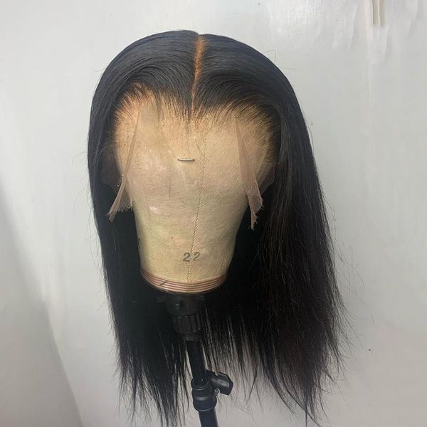 13x4 short bob wig 130% lace front human hair wigs 100% brazilian remy hair for woman pre plucked bleached knots lace front wigs, Black;brown
13x4 short bob wig 130% lace front human hair wigs 100% brazilian remy hair for woman pre plucked bleached knots lace front wigs, Black;brown
