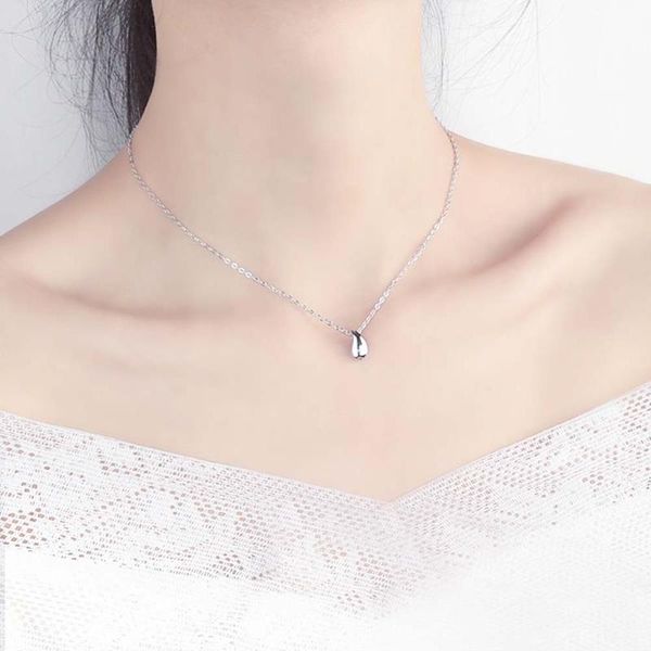 temperament drop necklace pendant small and simple clavicle chain temperament girl simple hundred matching accessories, Silver
temperament drop necklace pendant small and simple clavicle chain temperament girl simple hundred matching accessories, Silver