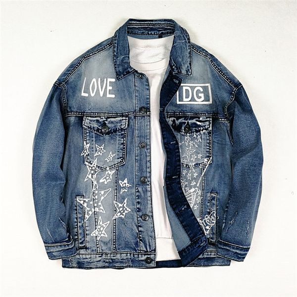 2020 new style designer men denim jacket winter fashion coat men women long sleeve luxurious mens clothing women slim jacket, Black;brown
2020 new style designer men denim jacket winter fashion coat men women long sleeve luxurious mens clothing women slim jacket, Black;brown