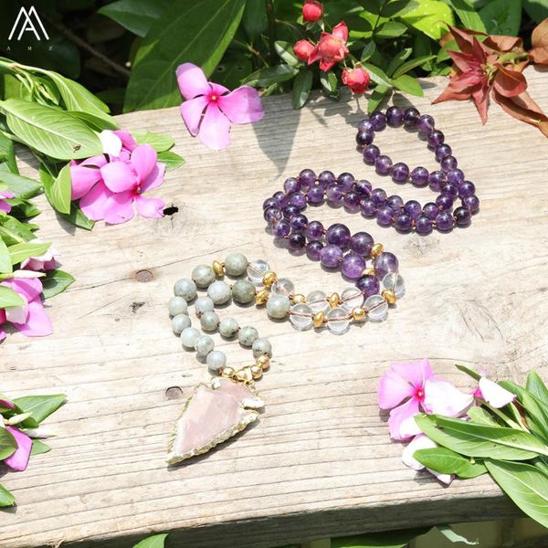 natural india agates arrowhead pendant 8mm labradortie amethysts quartz round beads knotted handmade necklace 32 inch long, Silver
natural india agates arrowhead pendant 8mm labradortie amethysts quartz round beads knotted handmade necklace 32 inch long, Silver