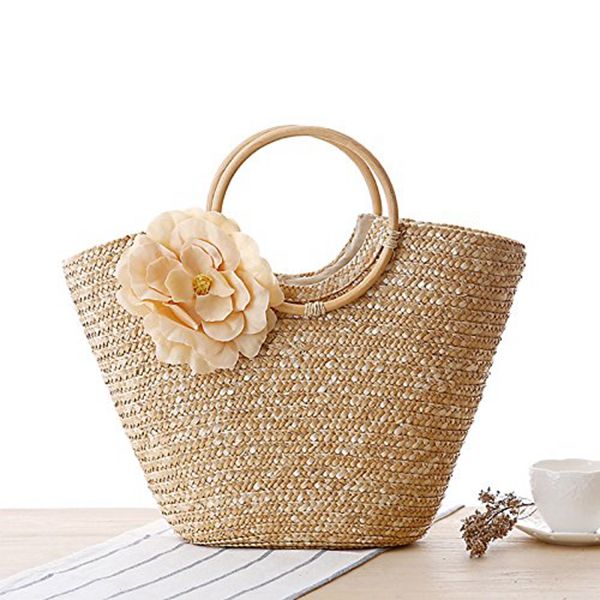 summer women's straw handbag flower woven beach messenger tote bag basket shopper purse
summer women's straw handbag flower woven beach messenger tote bag basket shopper purse