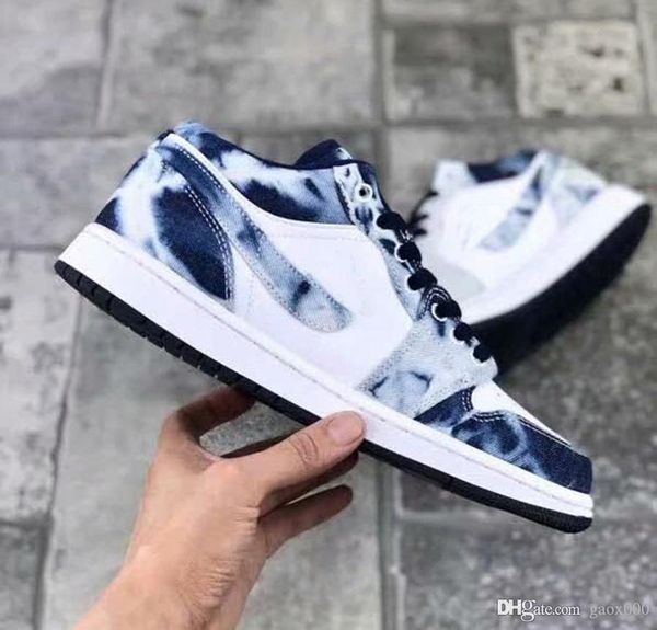new 1 low basketball shoes designer 1s washed tannins classic denim men women sports sneakers size 36-46, White;red
new 1 low basketball shoes designer 1s washed tannins classic denim men women sports sneakers size 36-46, White;red
