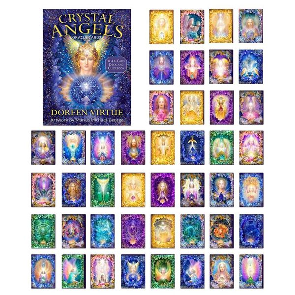 44pcs tarot cards crystal angels oracle cards english oracle card deck table games party playing card board game guidance bbykrl bwkf
44pcs tarot cards crystal angels oracle cards english oracle card deck table games party playing card board game guidance bbykrl bwkf