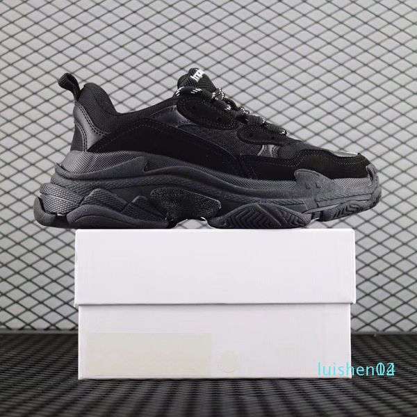 paris 17fw triple-s walking shoe luxury dad shoes chaussures femme triple s 17fw designer sneakers men women vintage old grandpa trainer l14, Black
paris 17fw triple-s walking shoe luxury dad shoes chaussures femme triple s 17fw designer sneakers men women vintage old grandpa trainer l14, Black