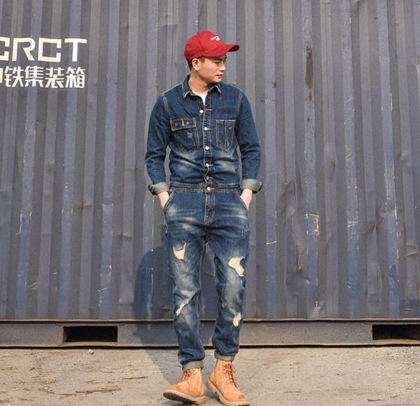 men's jeans japanese retro casual trousers slim cowboy jacket teenage overalls fashion hole jumpsuit stage dancer costumes s-2xl, Blue
men's jeans japanese retro casual trousers slim cowboy jacket teenage overalls fashion hole jumpsuit stage dancer costumes s-2xl, Blue