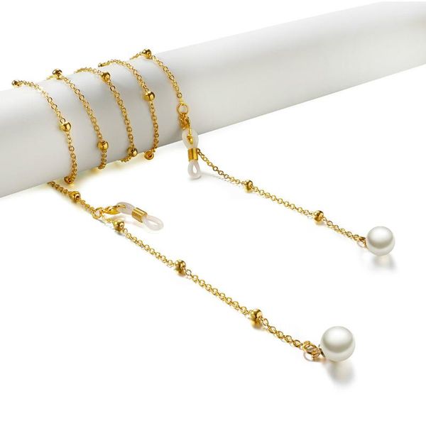 2020 handmade pearl beads glasses chain sunglasses lanyard non-slip glasses cord metal pendant chain holder fashion jewelry, Silver
2020 handmade pearl beads glasses chain sunglasses lanyard non-slip glasses cord metal pendant chain holder fashion jewelry, Silver