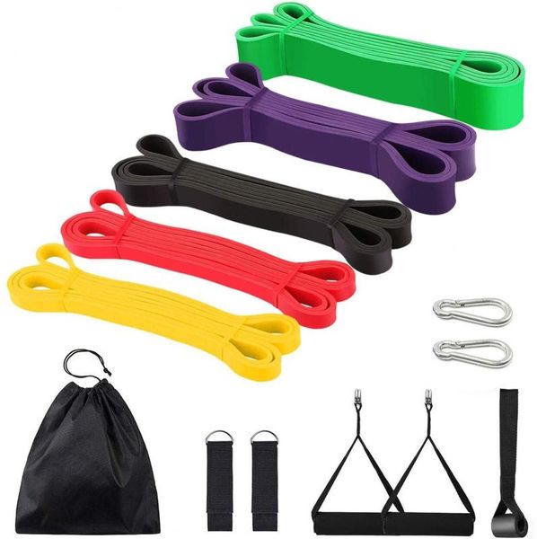 13 Packs Pull Up Assist Band Exercise Resistance Bands For Workout Body Stretch Powerlifting Exercise Band For Body Fitness