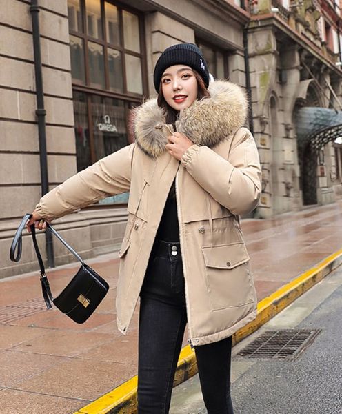 Hot-selling Womens designers ladies cotton coat 2020 new winter European American mid-length Fur collar down padded jacket Hooded cotton top, Black
Hot-selling Womens designers ladies cotton coat 2020 new winter European American mid-length Fur collar down padded jacket Hooded cotton top, Black