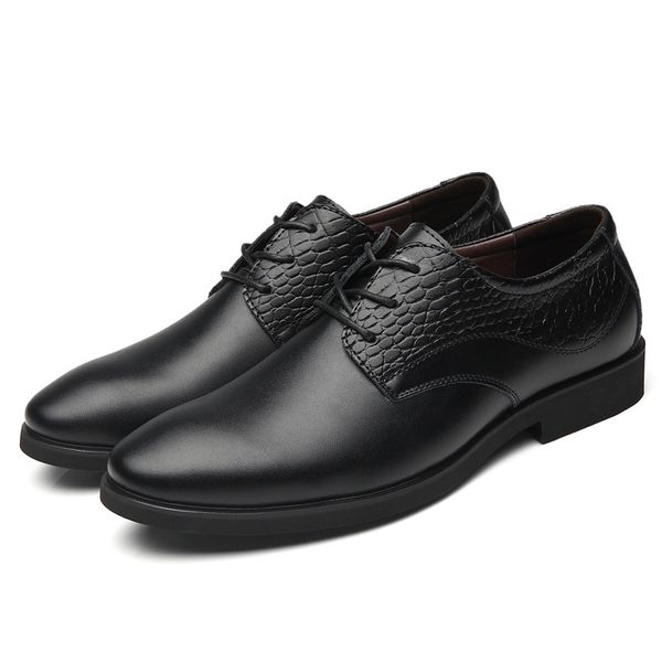 2020 business shoes men breathable pu leather shoes rubber formal dress male leather casual sneakers men, Black
2020 business shoes men breathable pu leather shoes rubber formal dress male leather casual sneakers men, Black