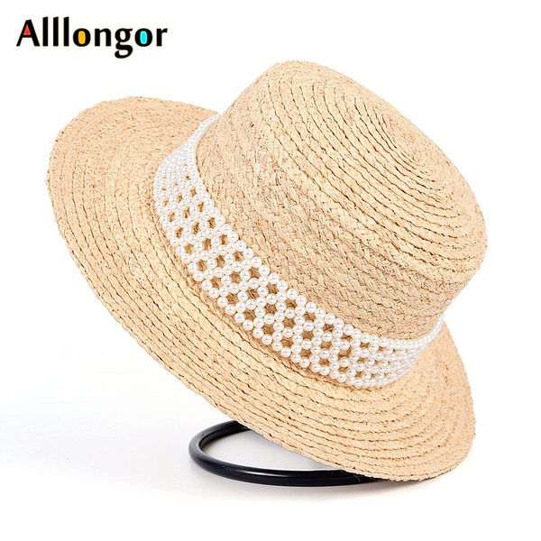 Natural Raffia 2020 Summer Wide Brim Ladies Straw Hats Floppy Sun Hat Women Panama Elegant pearl Beach Cap Chapeau Femme Sunhat, Blue;gray
Natural Raffia 2020 Summer Wide Brim Ladies Straw Hats Floppy Sun Hat Women Panama Elegant pearl Beach Cap Chapeau Femme Sunhat, Blue;gray