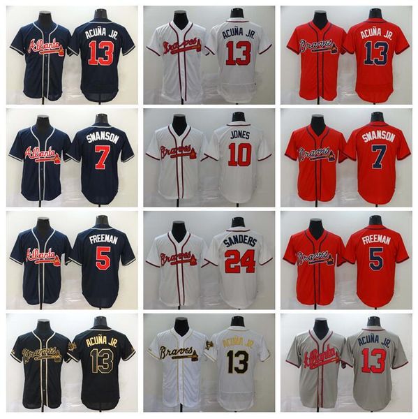 2020 men baseball 13 ronald acuna jr jersey 5 freddie an 7 dansby swanson 10 chipper jones 24 deion sanders navy blue white, Blue;black
2020 men baseball 13 ronald acuna jr jersey 5 freddie an 7 dansby swanson 10 chipper jones 24 deion sanders navy blue white, Blue;black