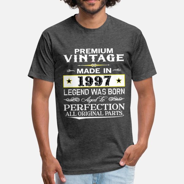 premium vintage 1997 t shirt men create short sleeve s-xxxl costume fitness new style summer natural shirt
premium vintage 1997 t shirt men create short sleeve s-xxxl costume fitness new style summer natural shirt
