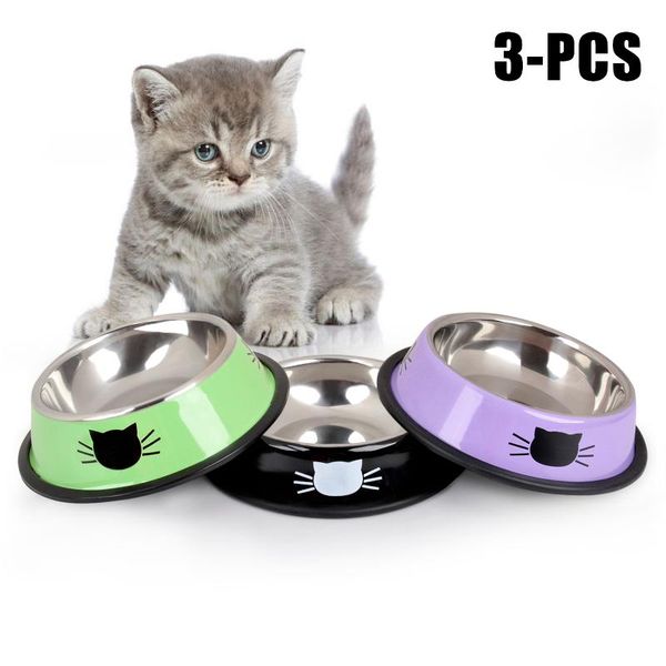 cat bowls & feeders stainless steel anti-skid pet dog water bowl product for feeding tool feed supplies
cat bowls & feeders stainless steel anti-skid pet dog water bowl product for feeding tool feed supplies